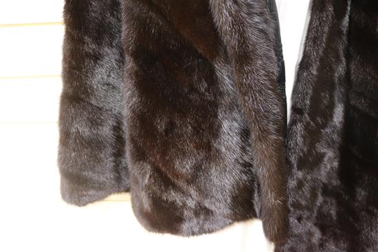 A mink cape